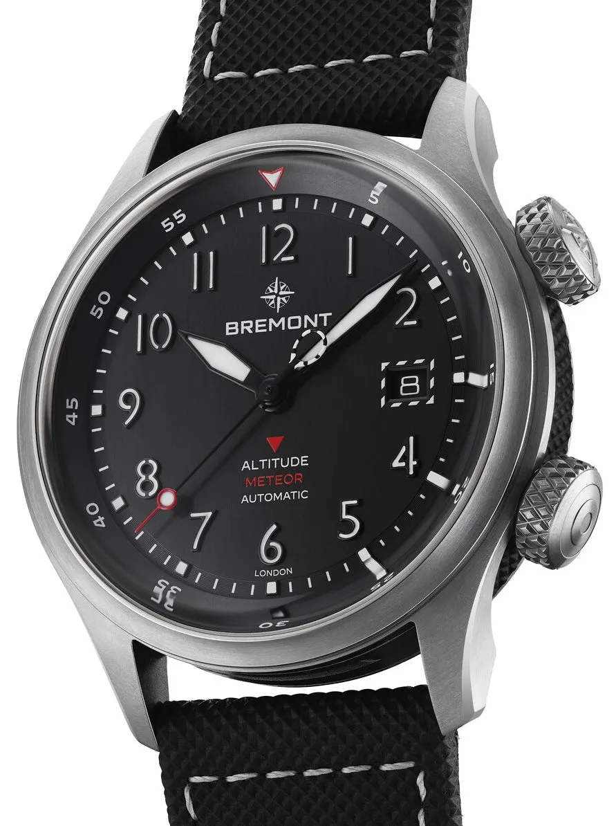 Bremont Altitude MB Meteor Black Titanium Leather Watch