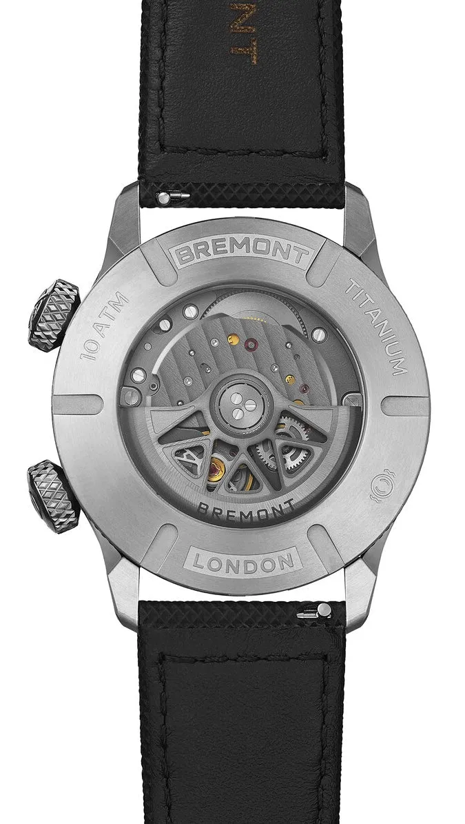 Bremont Altitude MB Meteor Black Titanium Leather Watch
