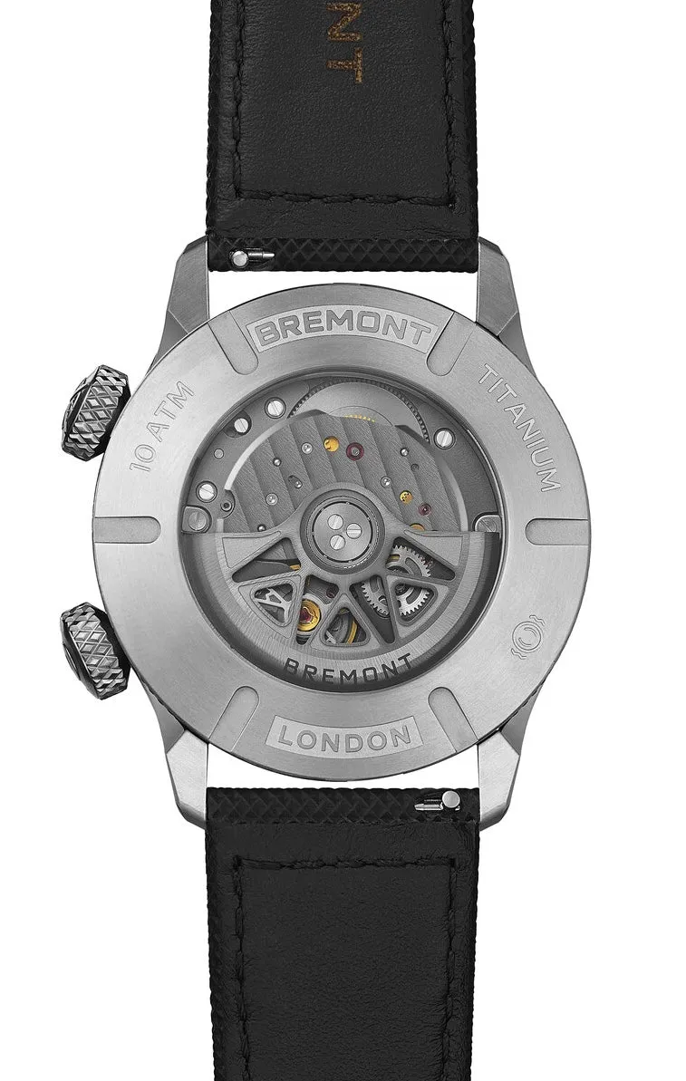 Bremont Altitude MB Meteor Silver Titanium Leather Watch