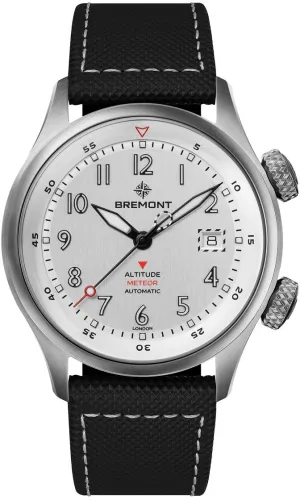 Bremont Altitude MB Meteor Silver Titanium Leather Watch