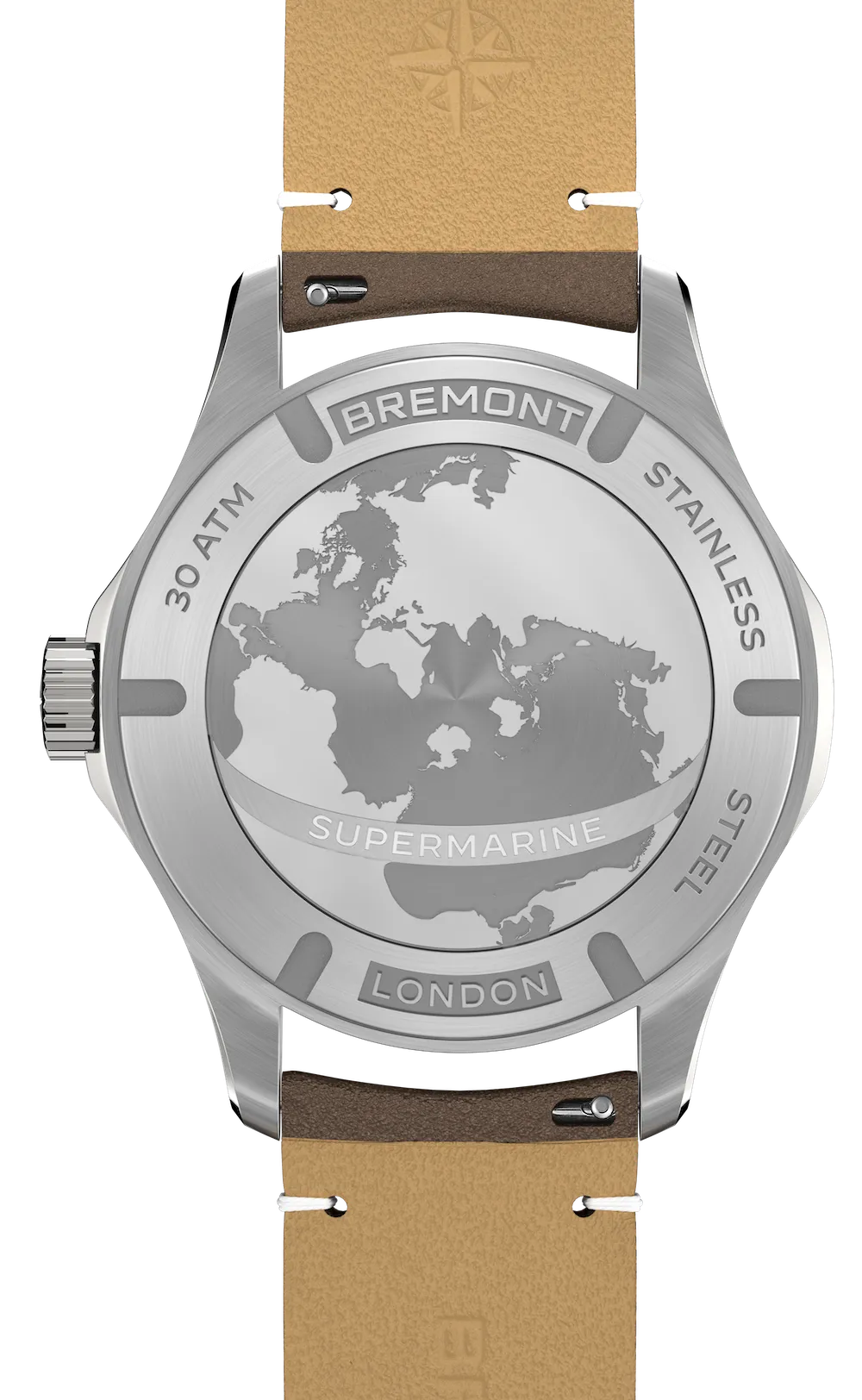 Bremont Supermarine 300M Date Black Leather Watch