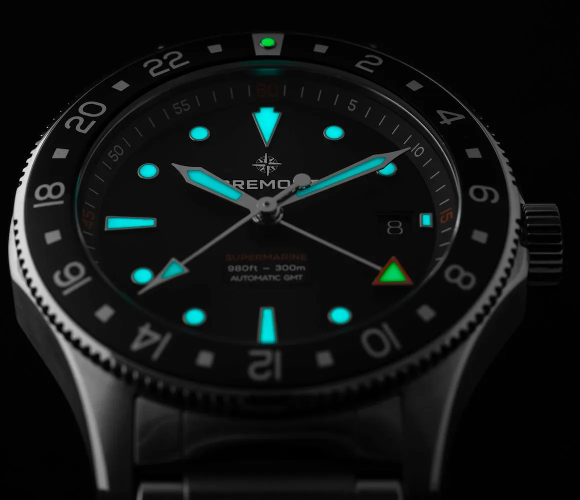 Bremont Supermarine 300M GMT Green Black Bracelet Watch