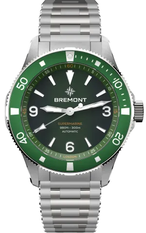 Bremont Supermarine 300M Green Bracelet Watch