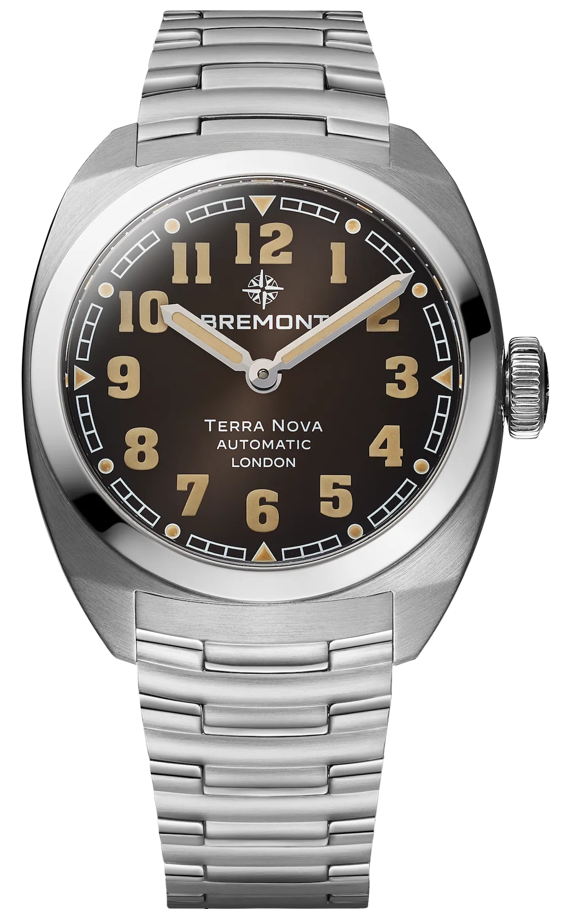 Bremont Terra Nova 38 Black Bracelet Watch