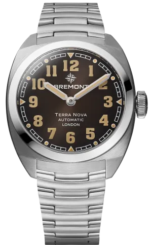 Bremont Terra Nova 38 Black Bracelet Watch