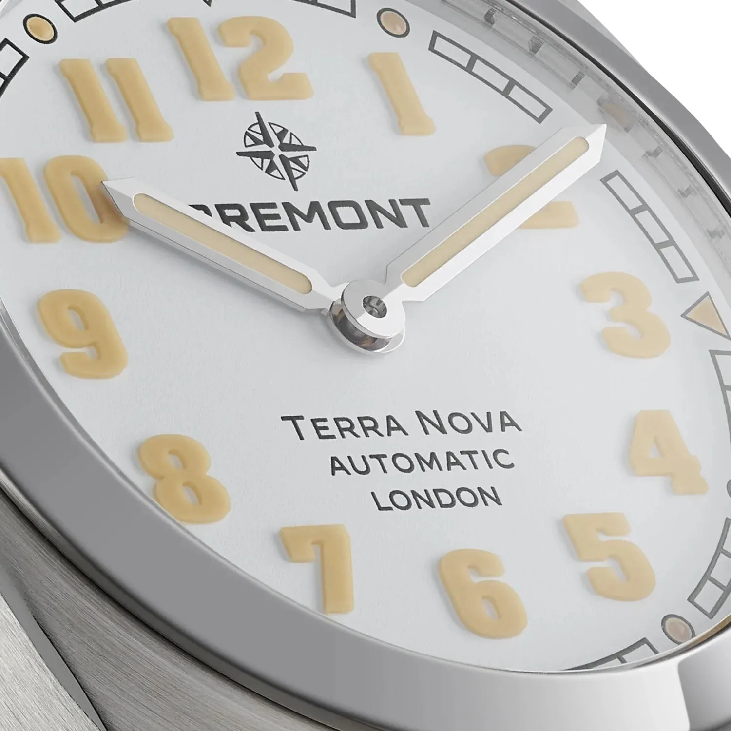 Bremont Terra Nova 38 White Leather Watch