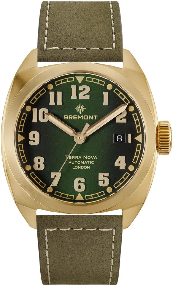 Bremont Terra Nova 40.5 Bronze Leather Watch