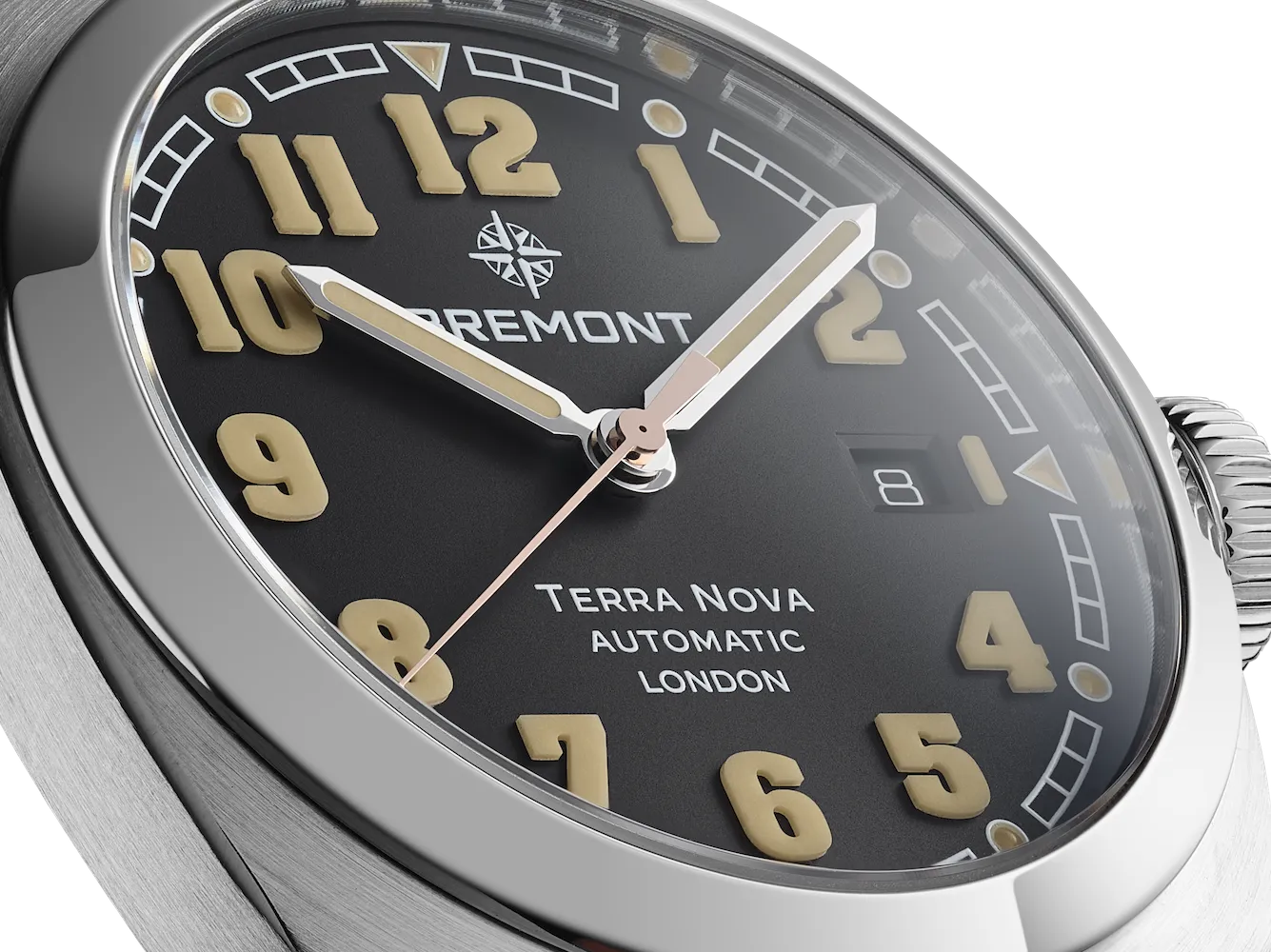 Bremont Terra Nova 40.5 Date Black Nato Watch