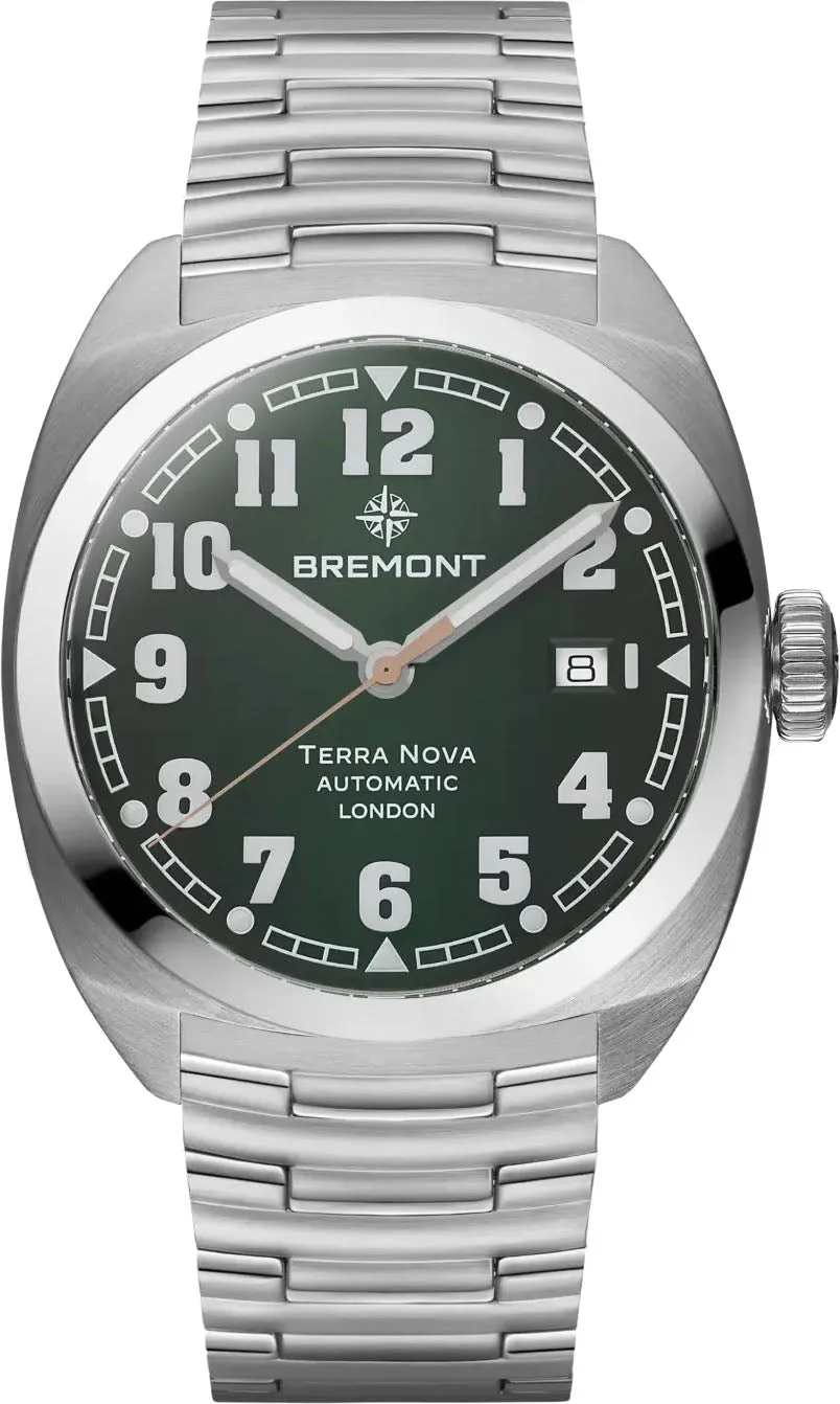 Bremont Terra Nova 40.5 Date Green Bracelet Watch