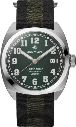 Bremont Terra Nova 40.5 Date Green Nato Watch