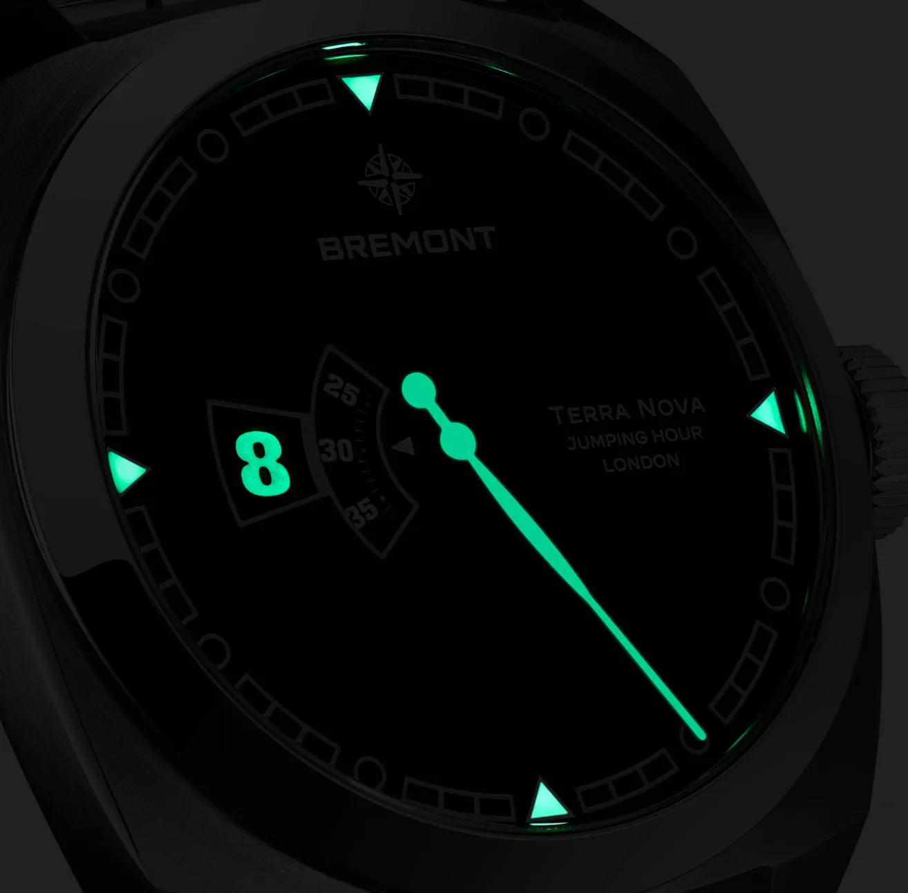 Bremont Terra Nova 40.5 Jumping Hour Bracelet Watch