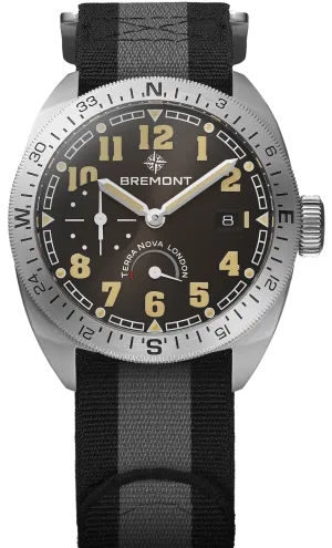 Bremont Terra Nova 40.5 Turning Bezel Black Nato Watch