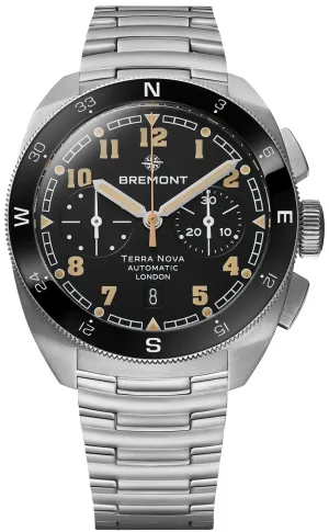 Bremont Terra Nova 42.5 Steel Chronograph Bracelet Watch