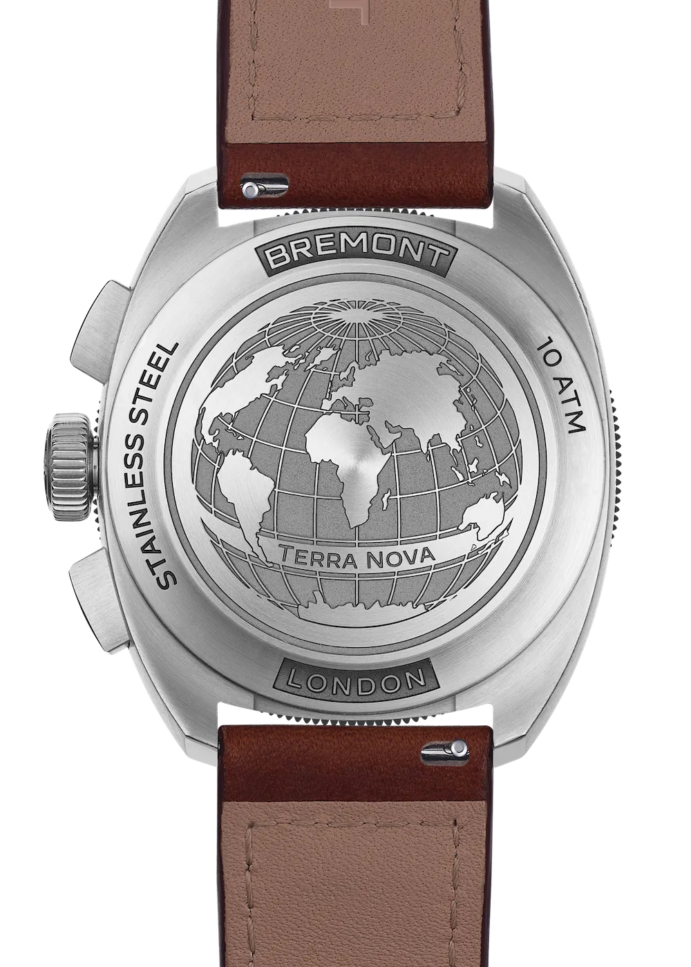 Bremont Terra Nova 42.5 Steel Chronograph Leather Watch