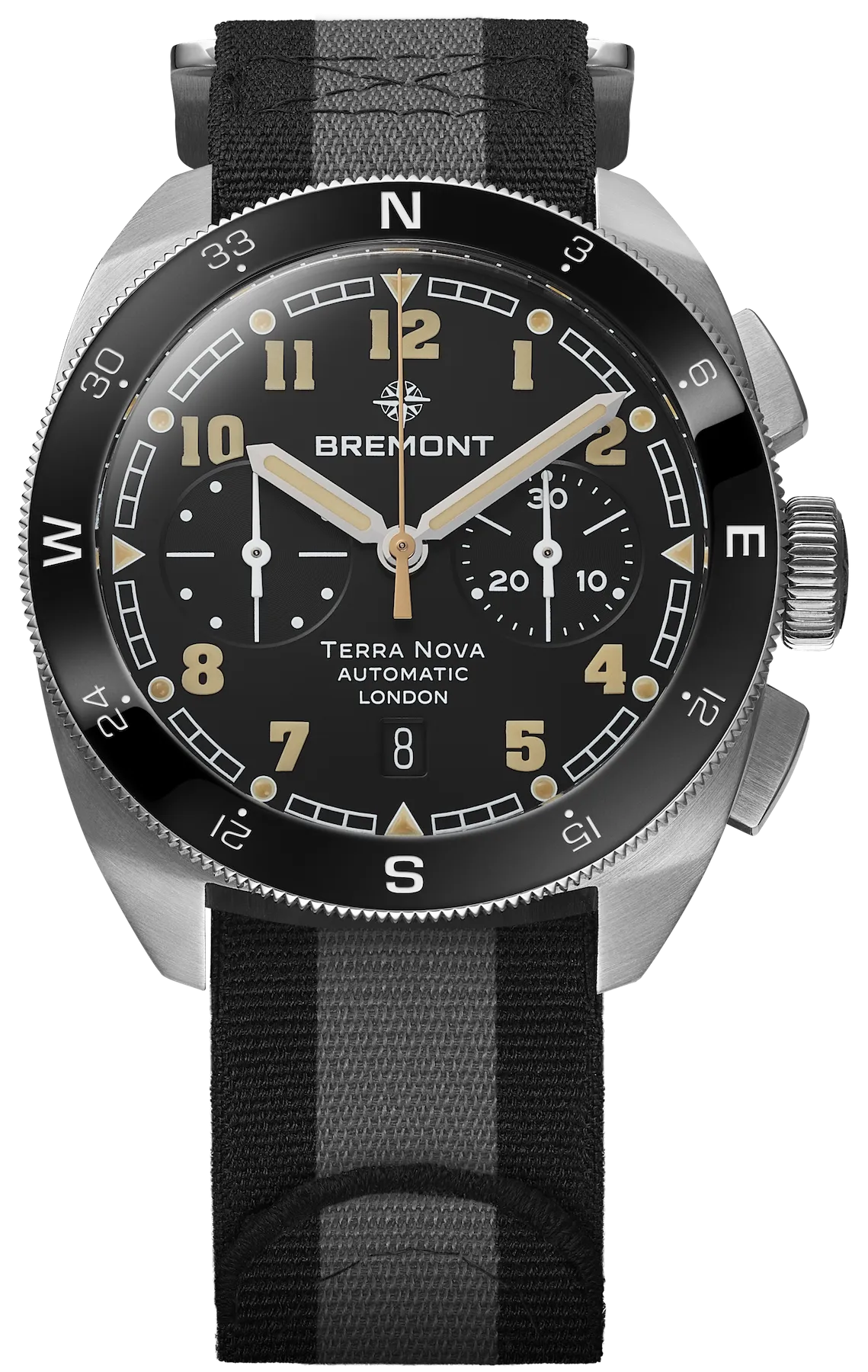 Bremont Terra Nova 42.5 Steel Chronograph Nato Watch