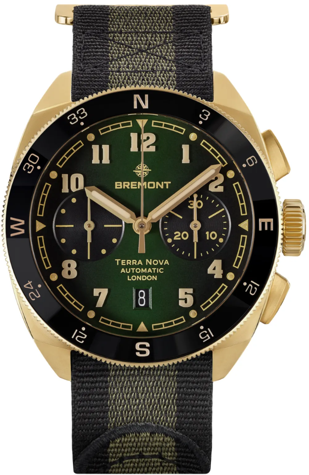 Bremont Terra Nova Chronograph Bronze Nato Watch