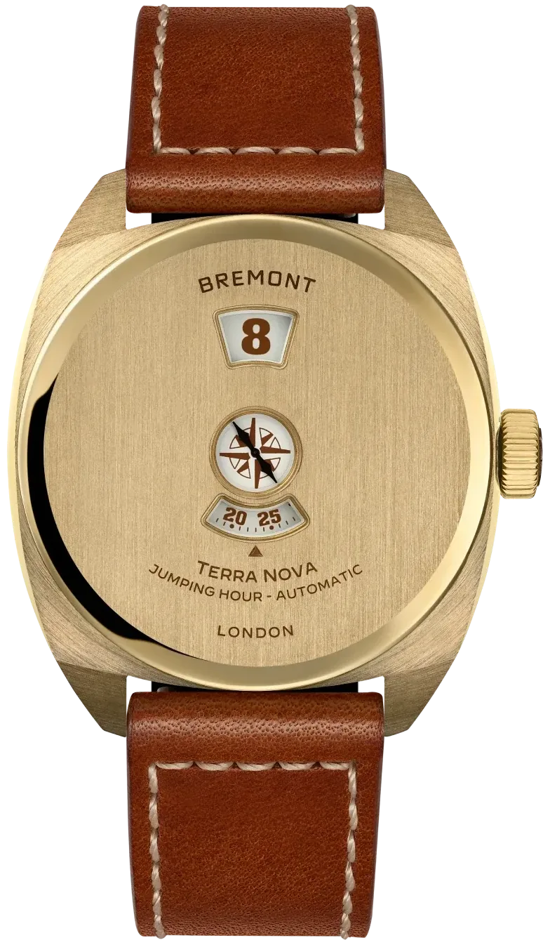 Bremont Terra Nova Jumping Hour Bronze Leather Limited Edition Watch