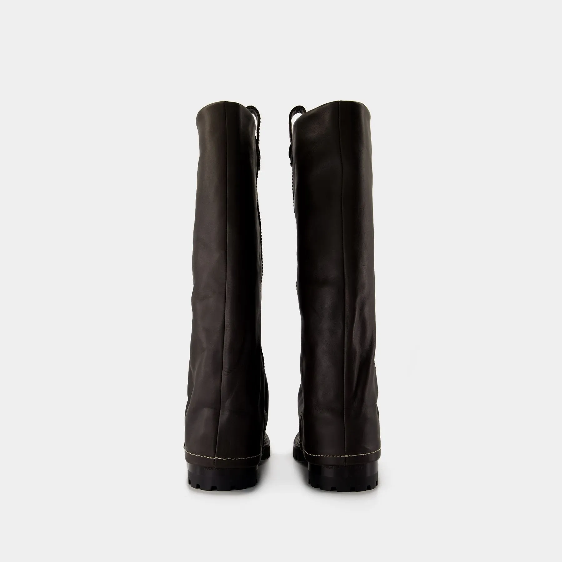Buckle boots - Acne Studios - Leather - Brown