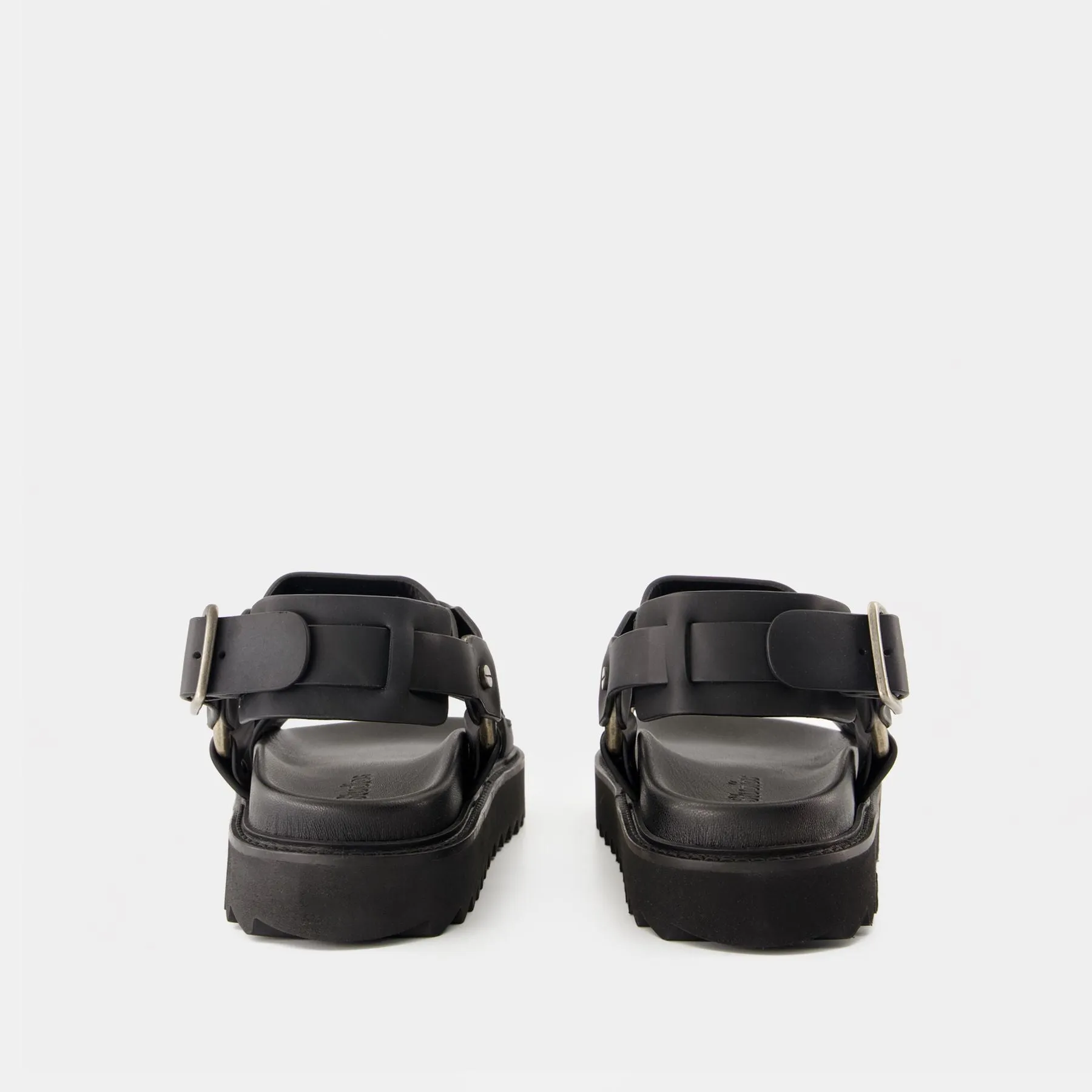 Buckle Sandals - Acne Studios - Leather - Black