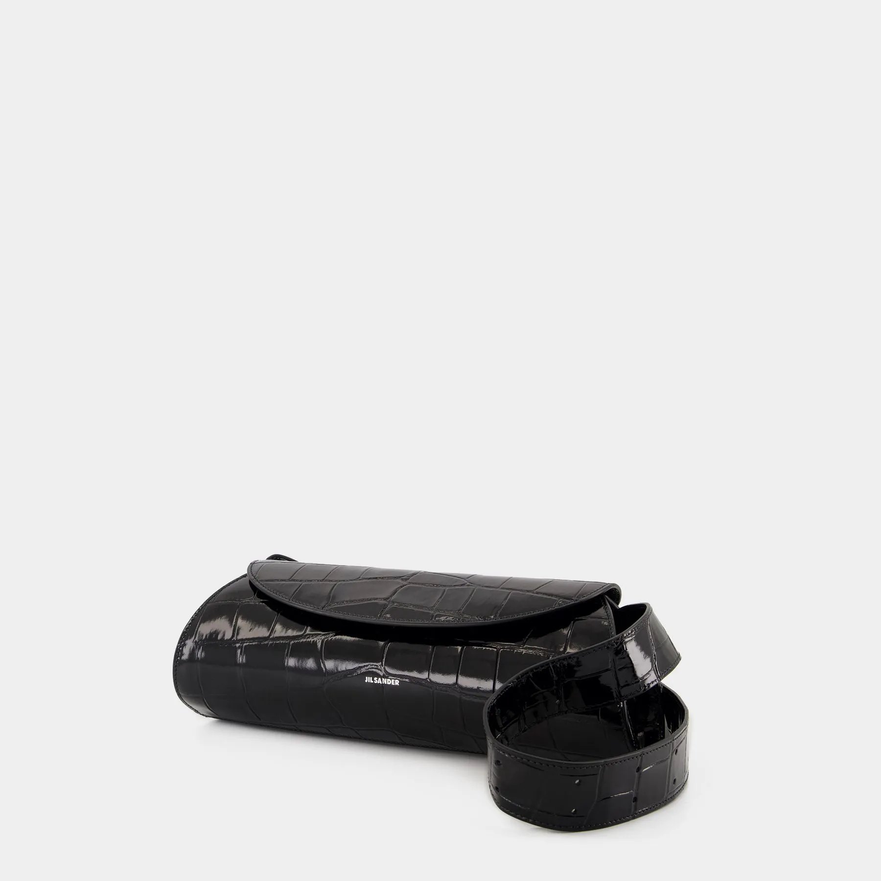 Cannolo Small Purse - Jil Sander - Leather - Black