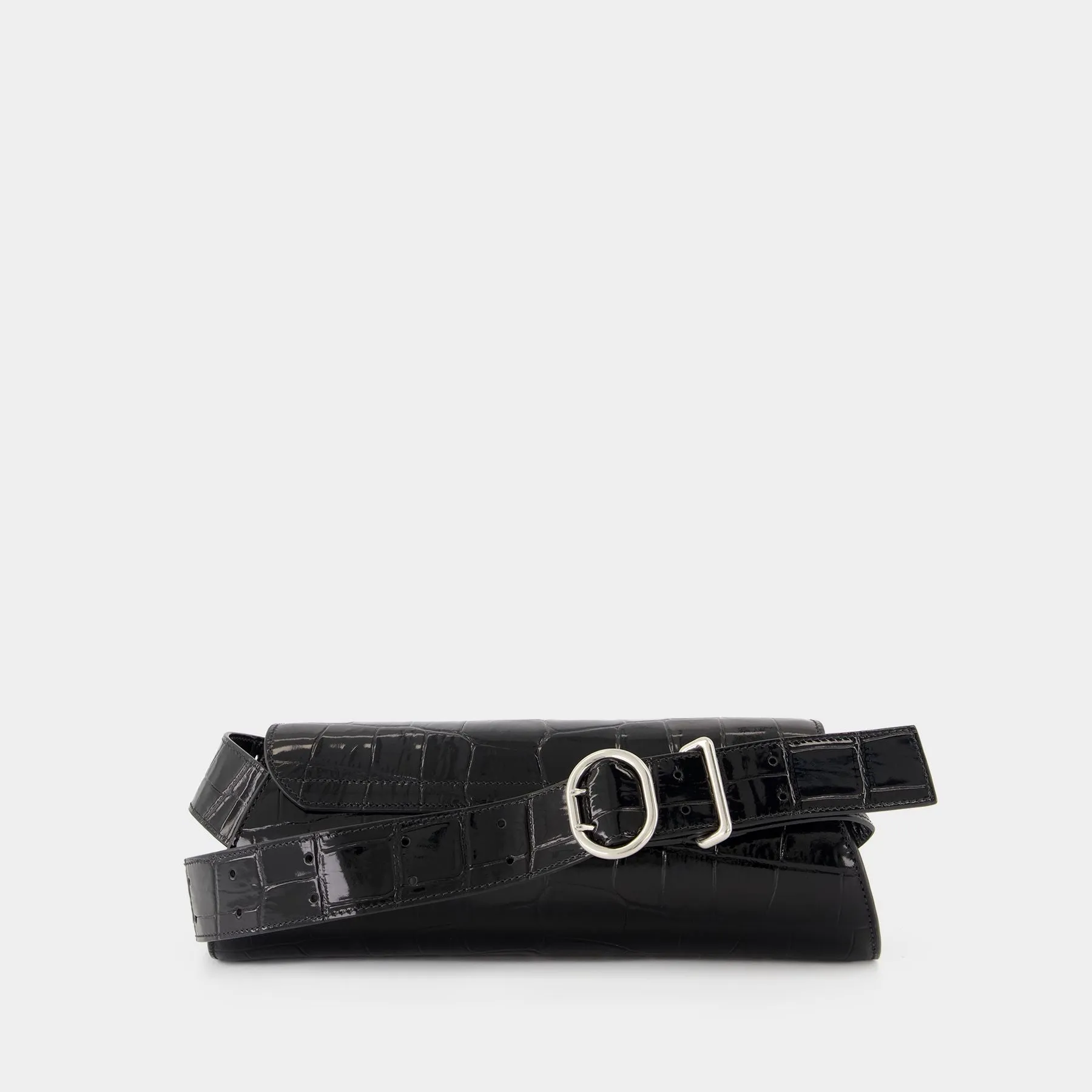 Cannolo Small Purse - Jil Sander - Leather - Black