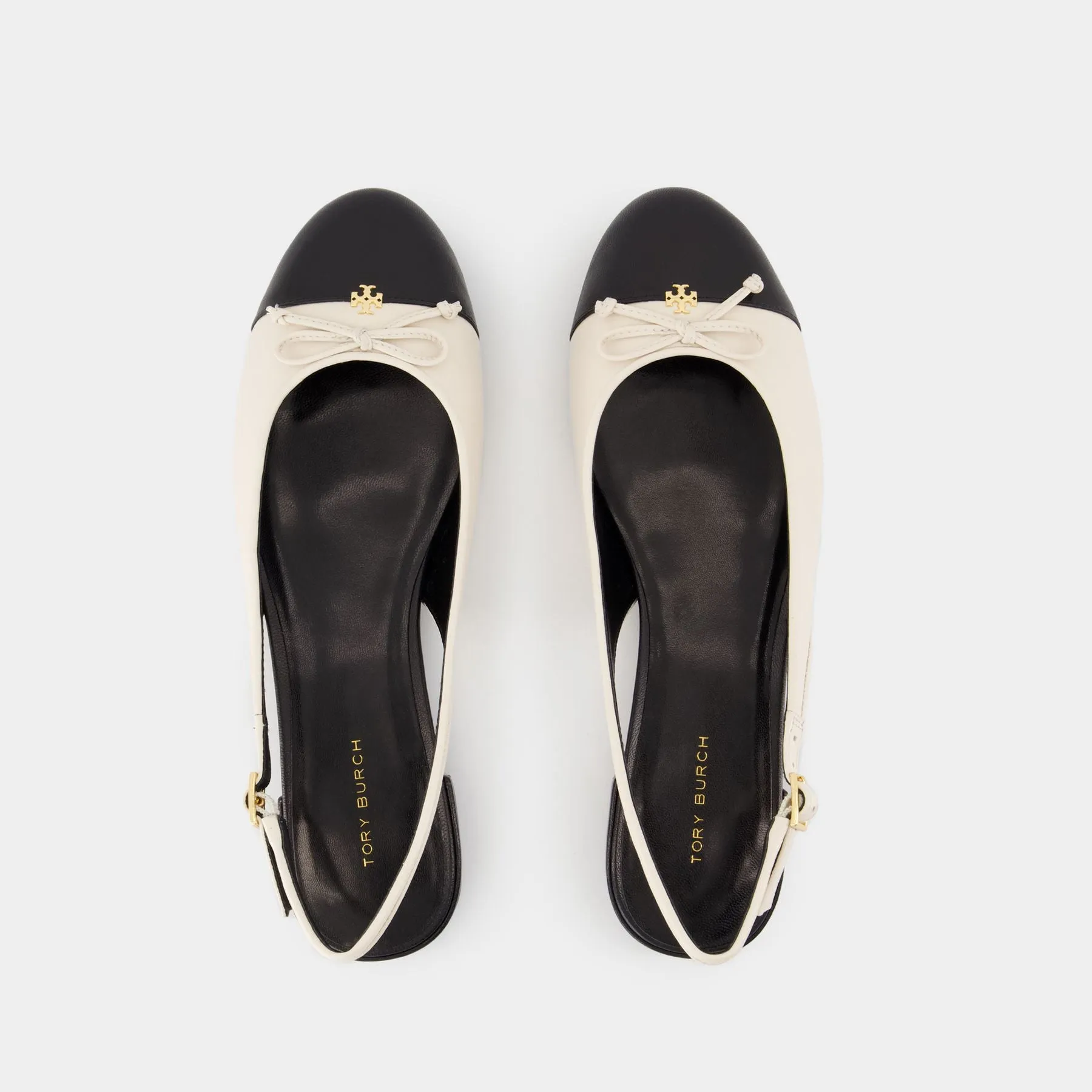 Cap Toe Sandals - Tory Burch - Leather - White