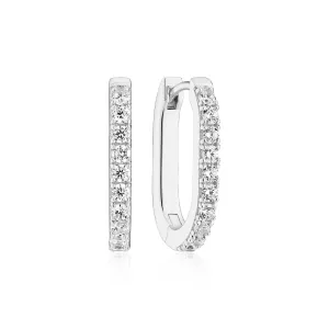 Capizzi Piccolo Silver Earrings w. Zirconia