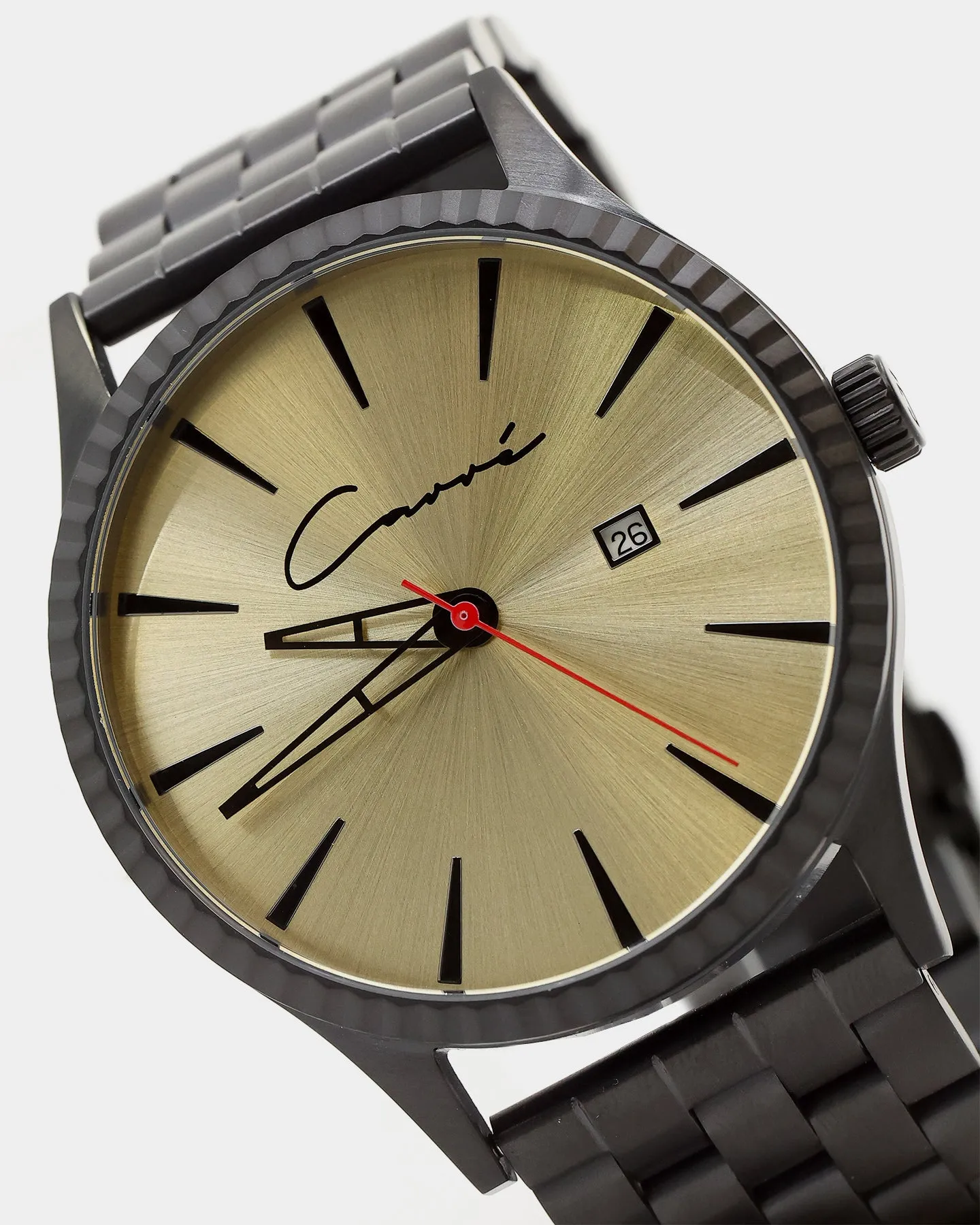 Carré Men's Remy Watch Matte Black/Gold
