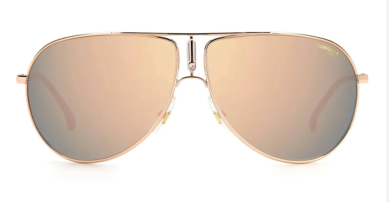 Carrera Unisex Sunglasses Pilot Rose Gold/Pink GIPSY65 DDB