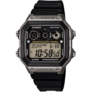 Casio AE-1300WH-8AVDF Black Grey Digital Watch