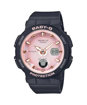 Casio Baby-G Watch Ladies Beach Traveler Series Pink BGA-250-1A3DR
