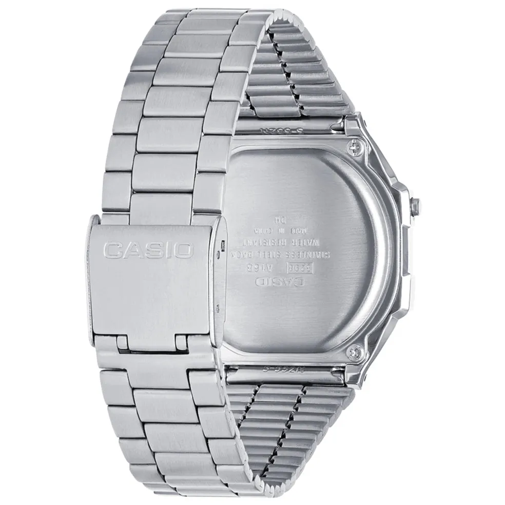 Casio Classic Vintage Retro Unisex Silver Watch A168WA-1YES