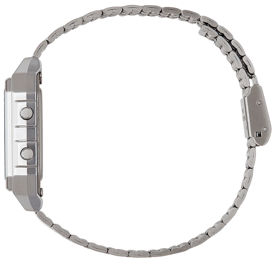 Casio Collection Unisex Silver Watch A500WEA-1EF