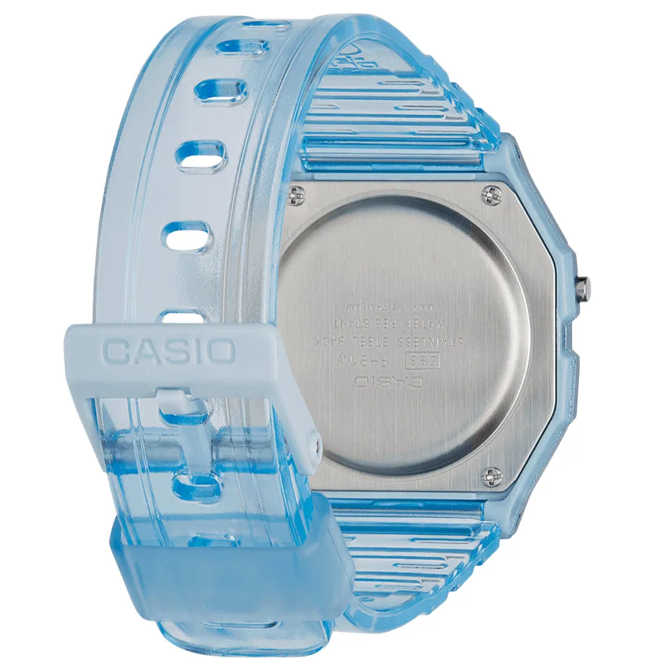 Casio F-91 Classic Unisex Blue Watch F-91WS-2EF