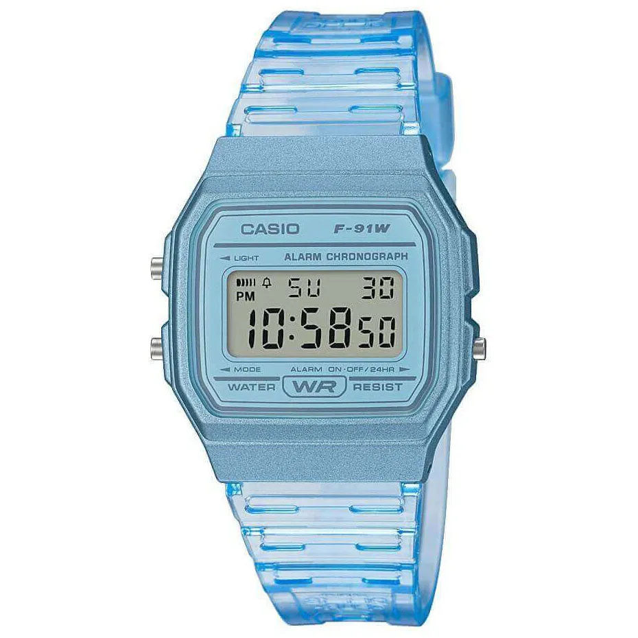 Casio F-91 Classic Unisex Blue Watch F-91WS-2EF