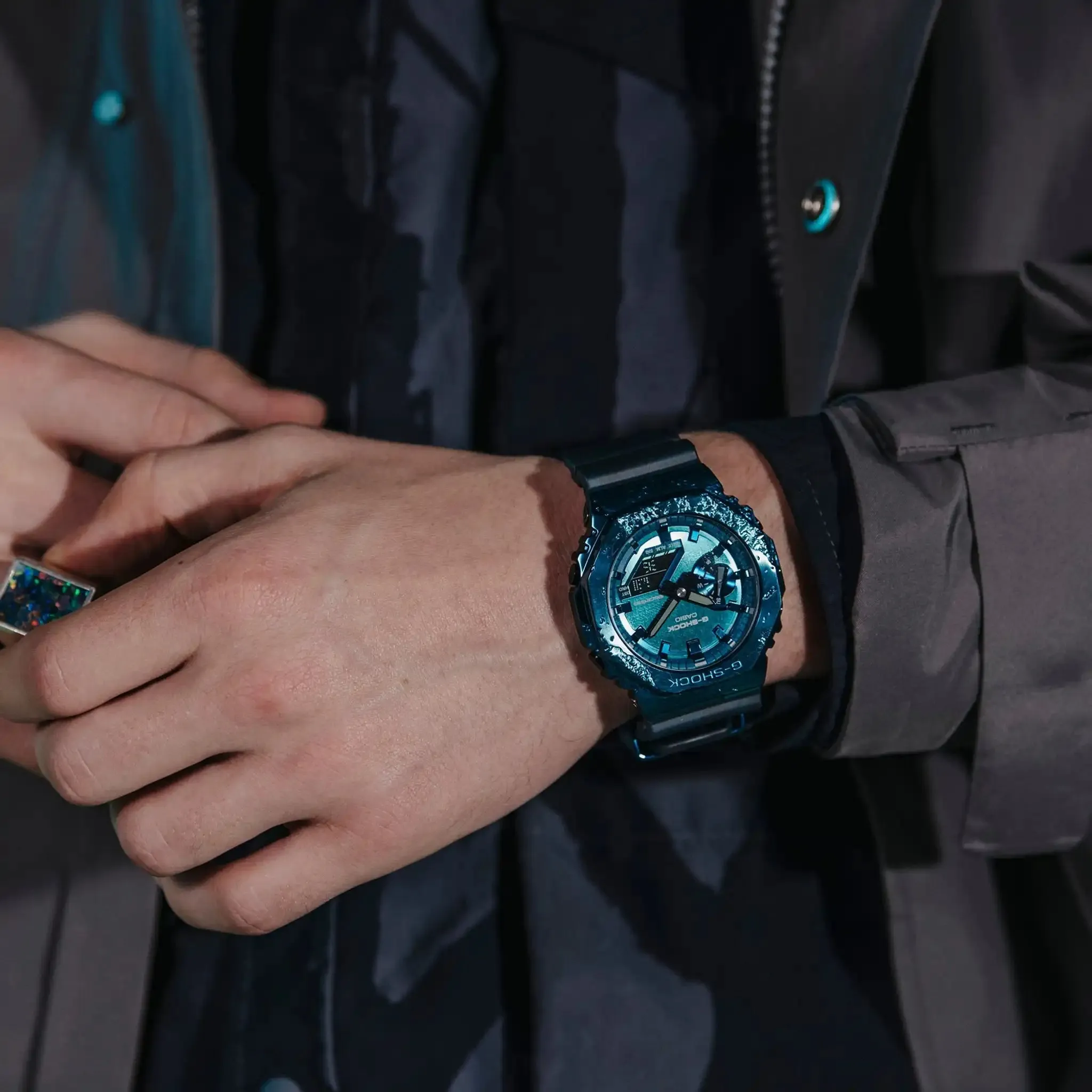 Casio G-Shock 40th Anniversary Adventurer's Stone Men's Blue Watch GM-2140GEM-2AER