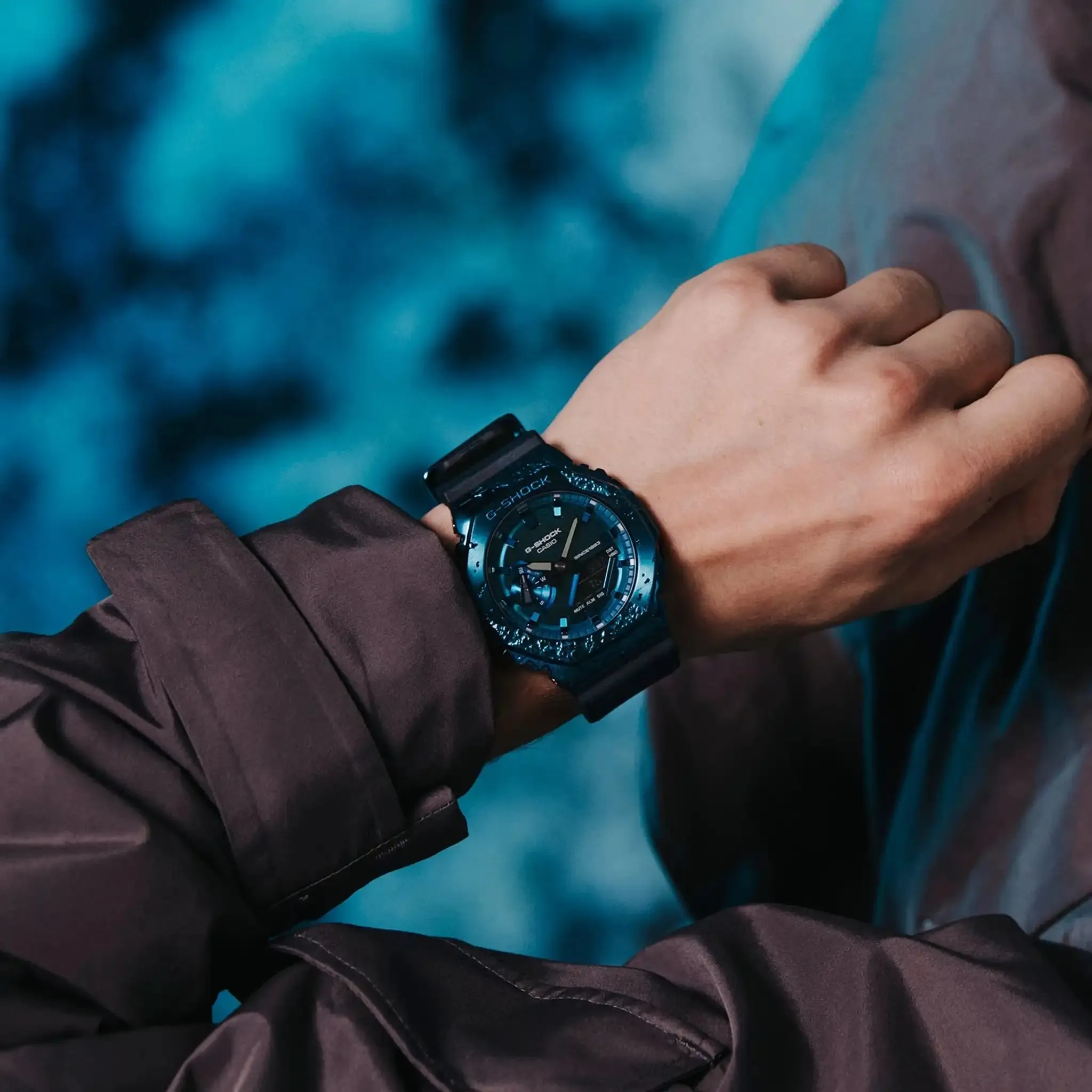 Casio G-Shock 40th Anniversary Adventurer's Stone Men's Blue Watch GM-2140GEM-2AER