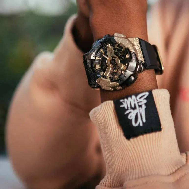 Casio G-Shock 40th Anniversary Adventurer's Stone Men's Gold Watch GM-114GEM-1A9ER
