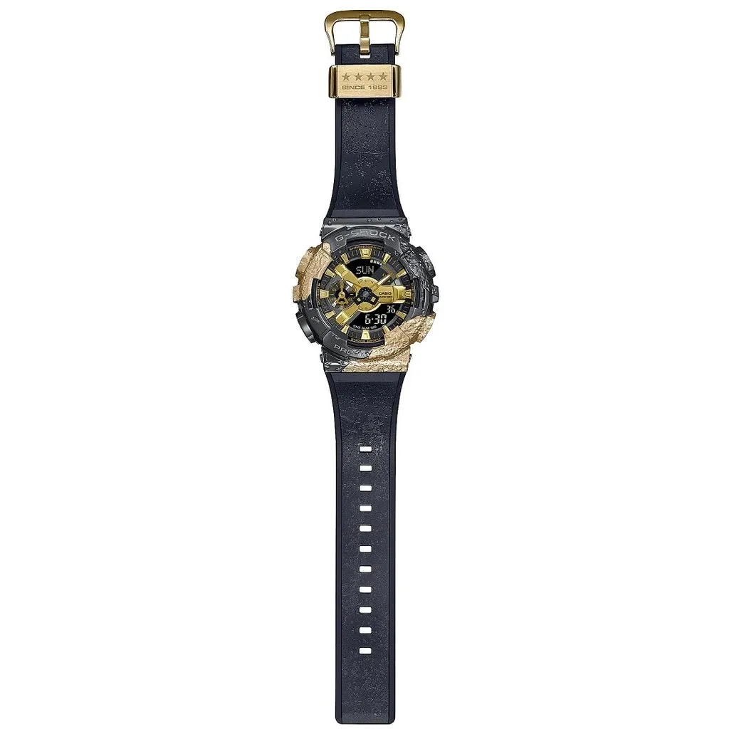 Casio G-Shock 40th Anniversary Adventurer's Stone Men's Gold Watch GM-114GEM-1A9ER