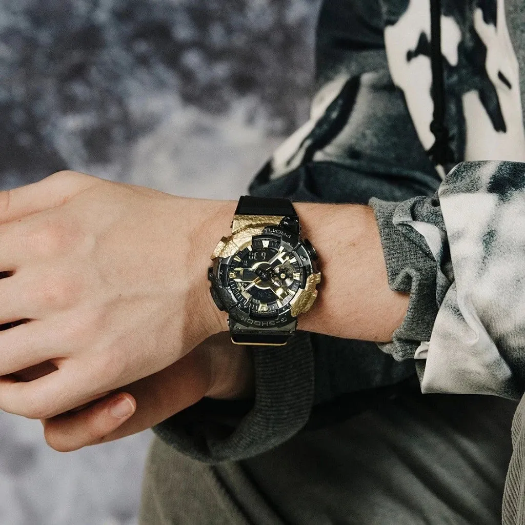 Casio G-Shock 40th Anniversary Adventurer's Stone Men's Gold Watch GM-114GEM-1A9ER