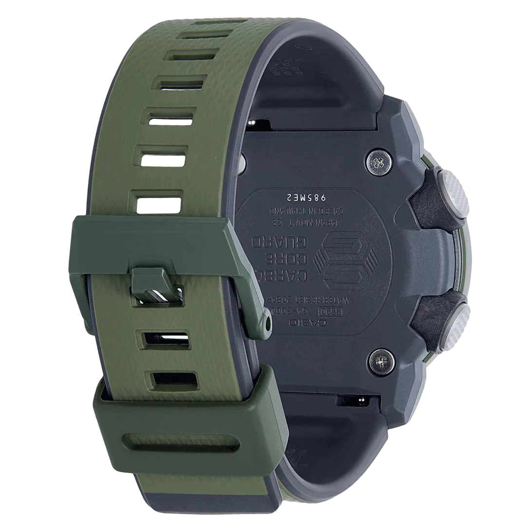 Casio G-Shock Carbon Khaki Watch GA-2000-3AER