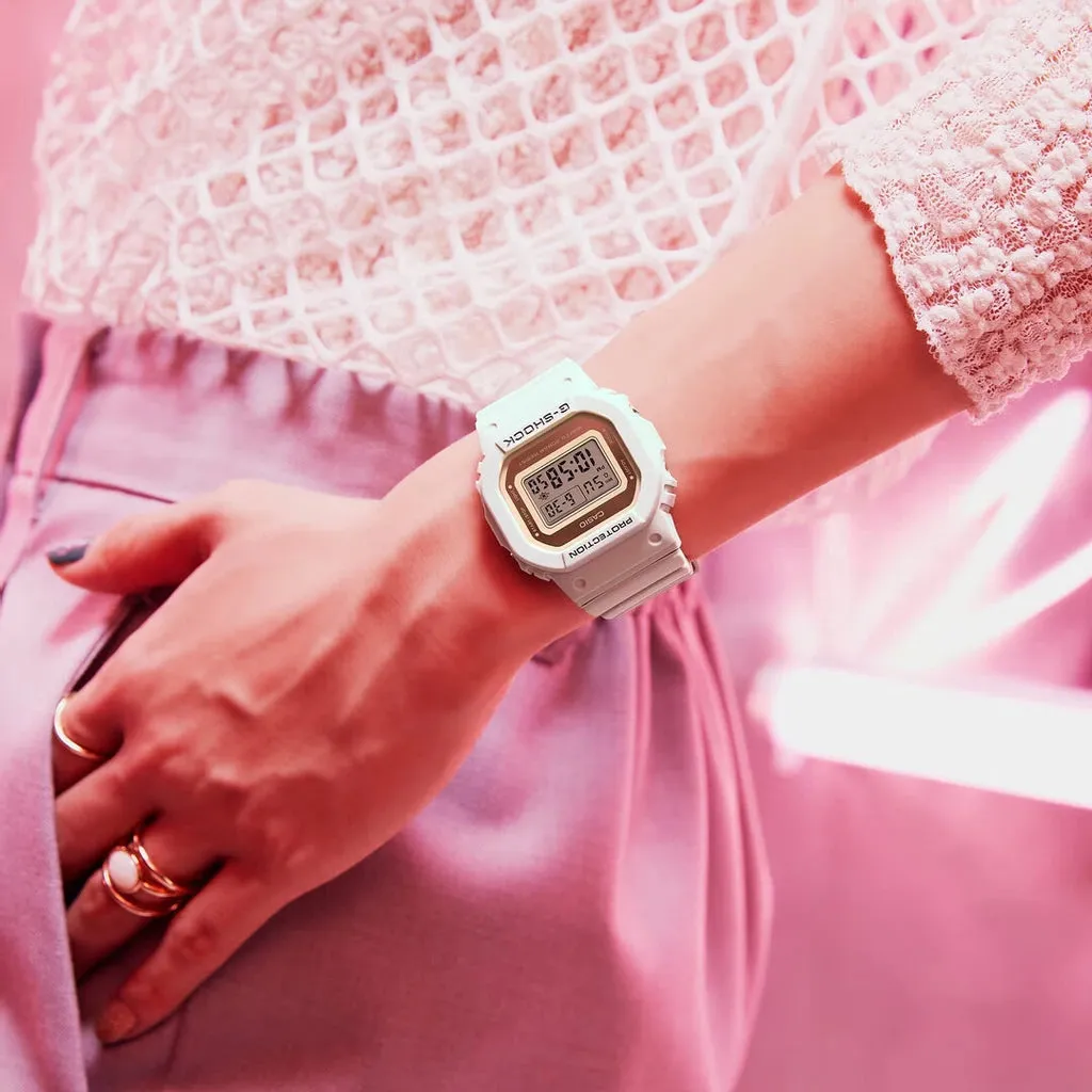 Casio G-Shock GMD-5600 Ladies White Watch GMD-S5600-8ER