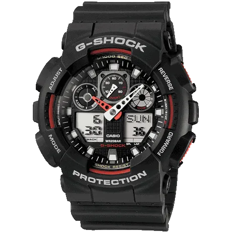 Casio G-Shock Men's Black Watch GA-100-1A4ER