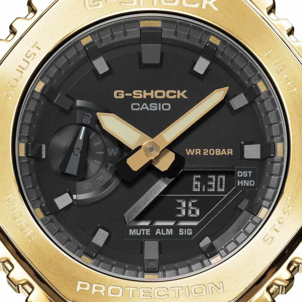 Casio G-Shock Men's Gold Watch GM-2100G-1A9ER