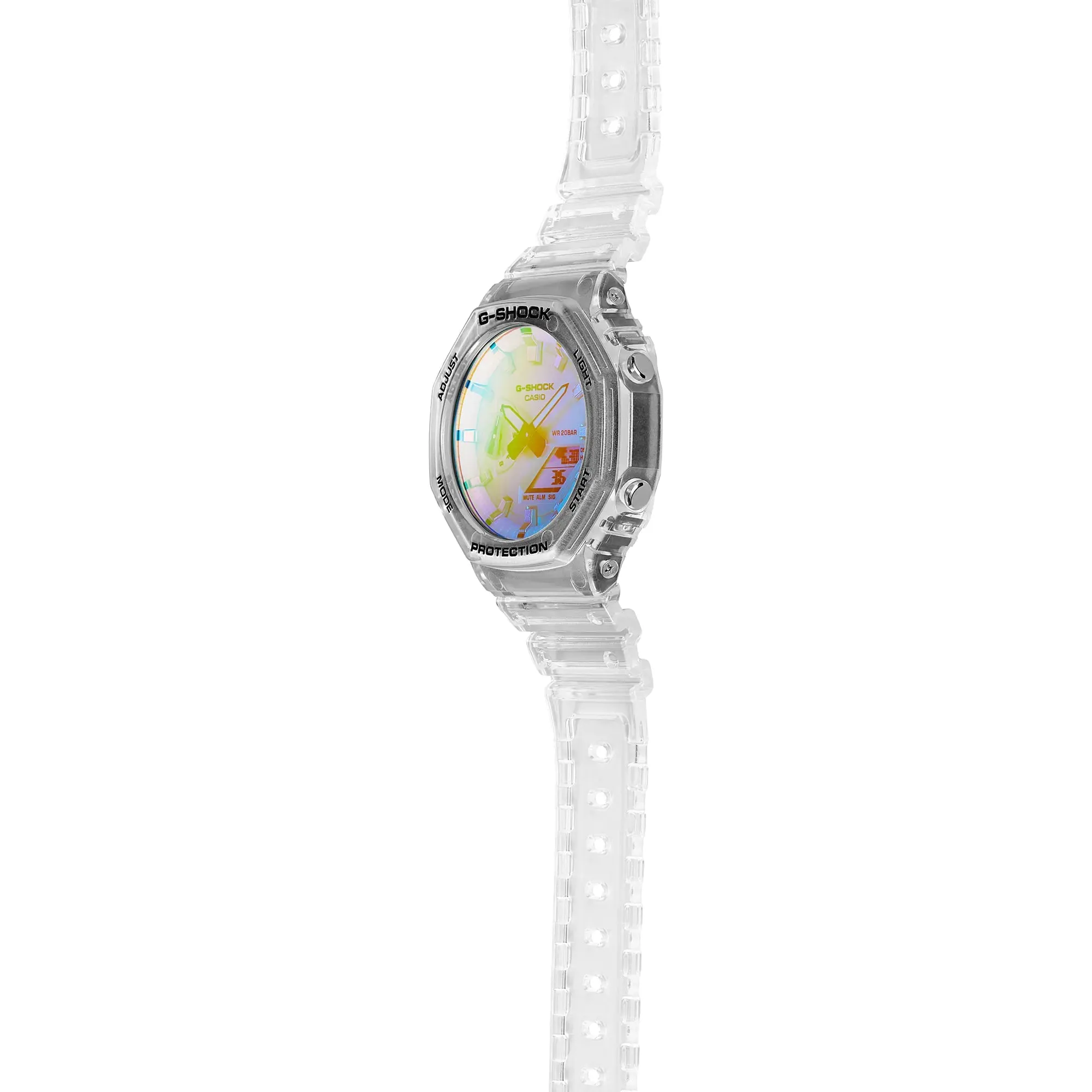 Casio G-Shock Men's Iridescent Watch GA-2100SRS-7AER
