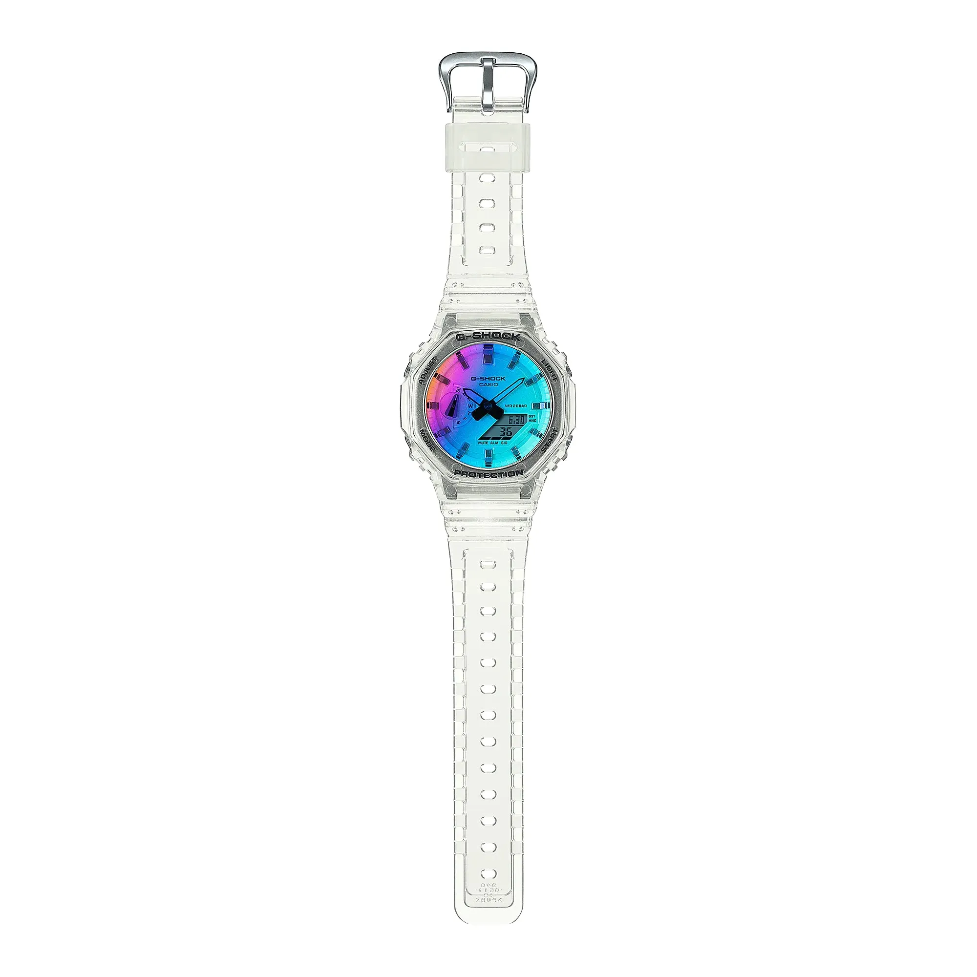 Casio G-Shock Men's Iridescent Watch GA-2100SRS-7AER