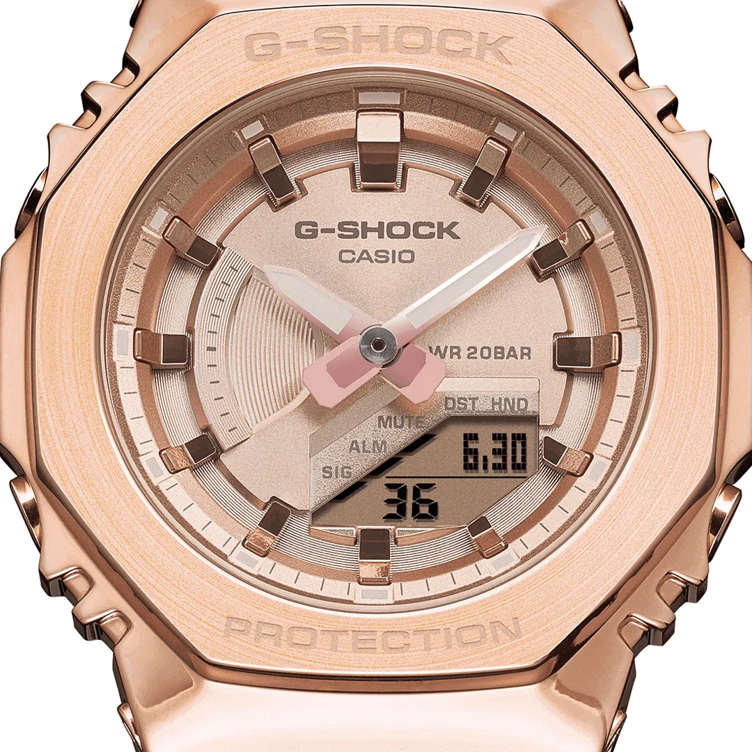 Casio G-Shock Men's Rose-Gold Watch GM-S2100PG-1A4ER