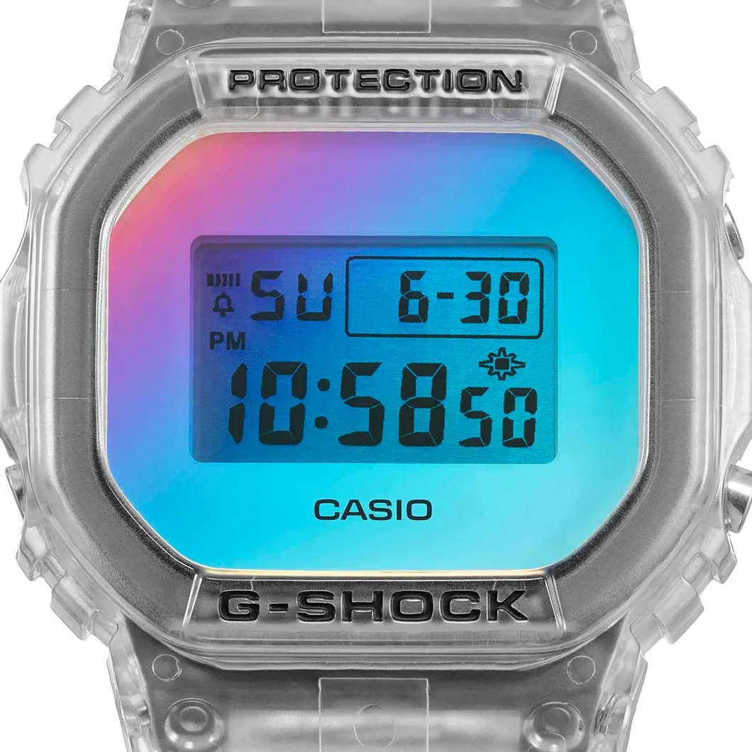Casio G-Shock Men's Transparent Watch DW-5600SRS-7ER