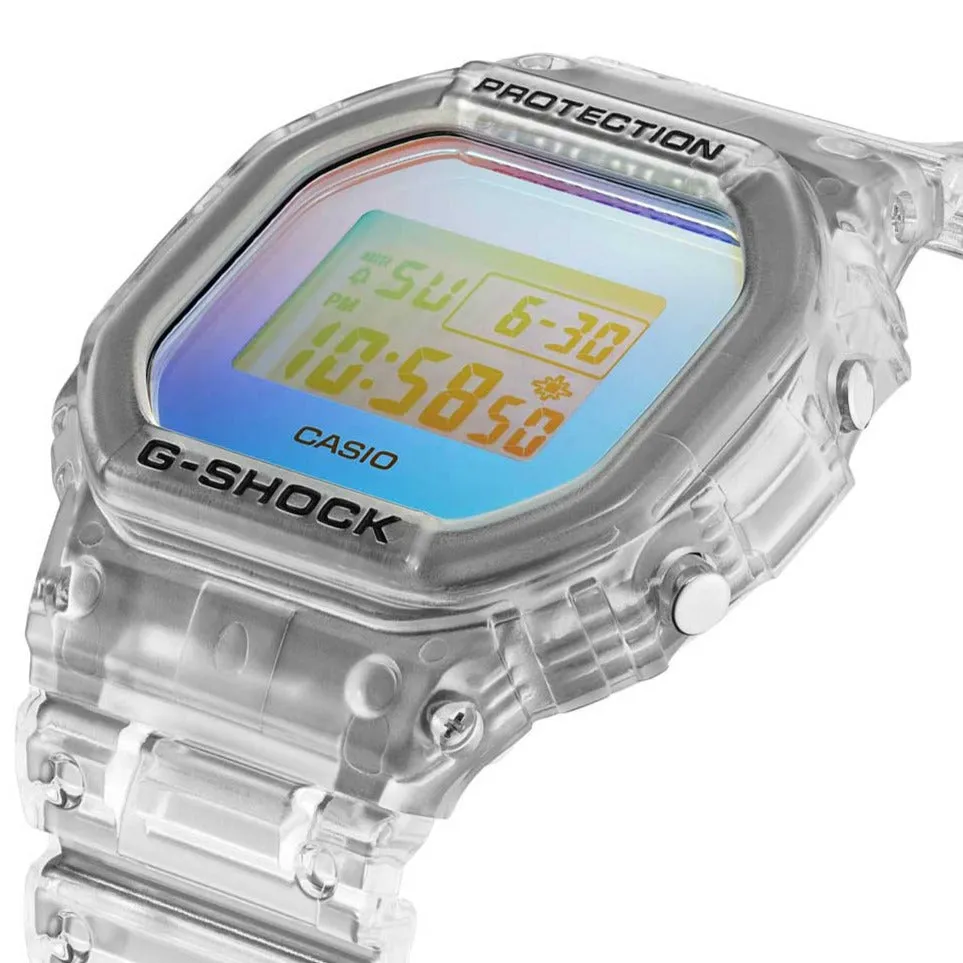 Casio G-Shock Men's Transparent Watch DW-5600SRS-7ER