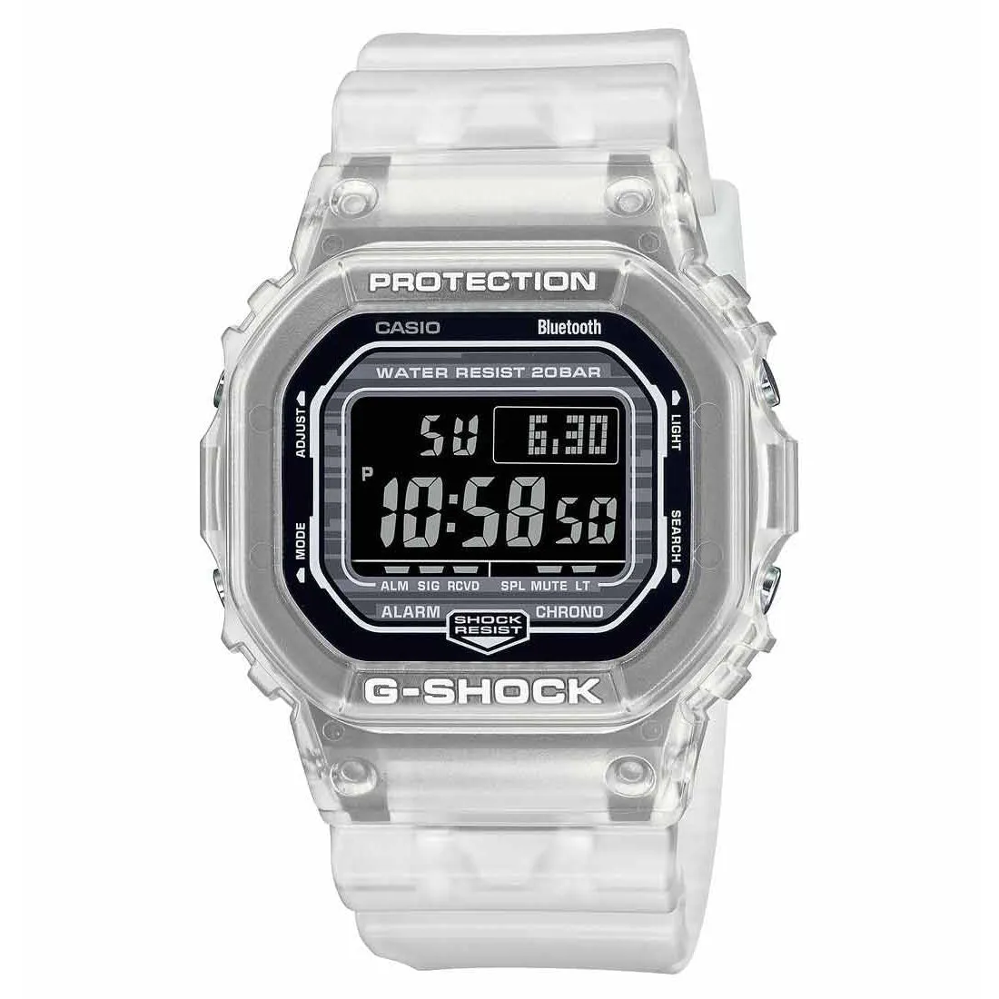 Casio G-Shock Men's Transparent Watch DW-B5600G-7ER